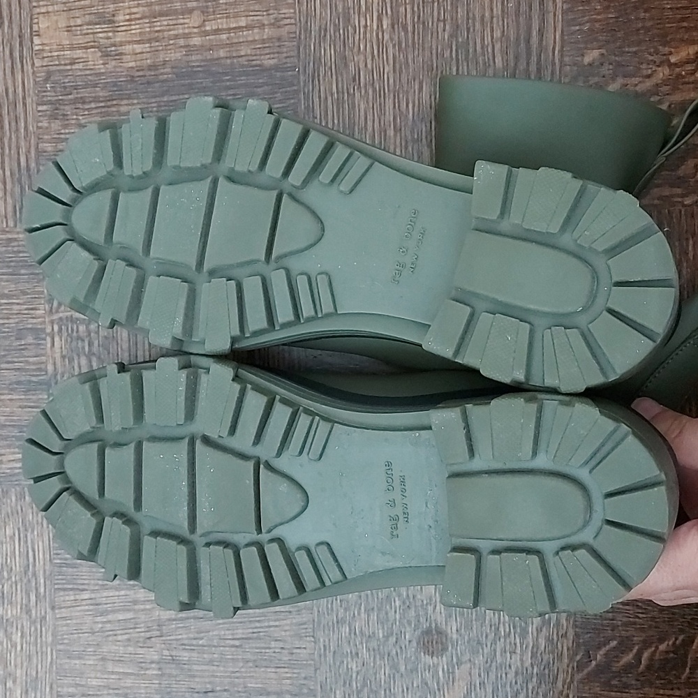 Rag and Bone shiloh sport ankle boots, olive colour - Picture 7 of 9